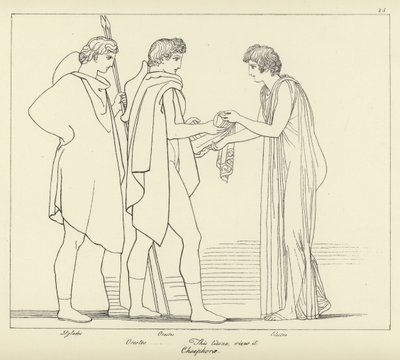 Orestes door John Flaxman